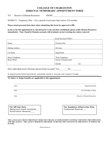 352972335-college-of-charleston-zero-pay-temporary-appointment-form