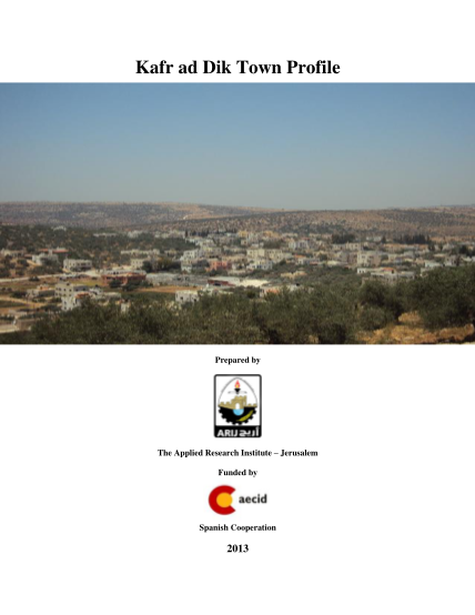 353072300-kafr-ad-dik-town-profile-the-applied-research-institute-jerusalem-vprofile-arij