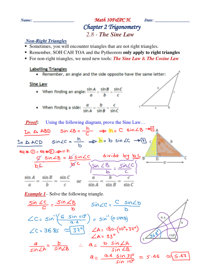 353264925-the-sine-law-the-cosine-law-wikispaces