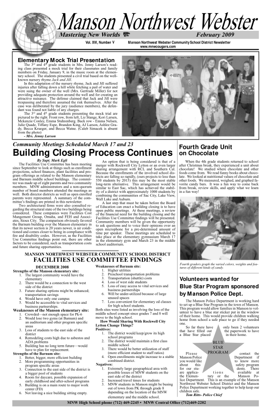 35382600-february-2009-newsletter-manson-northwest-webster-school-district