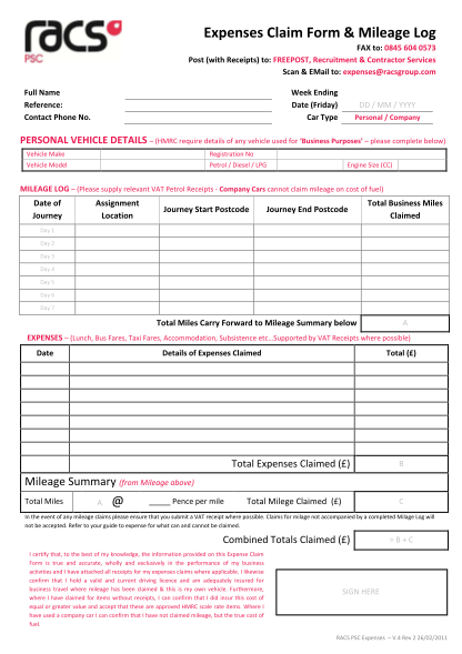 23 Mileage Log With Reimbursement Form page 2 - Free to Edit, Download ...