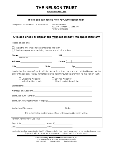 354514939-the-nelson-trust-retiree-auto-pay-authorization-form