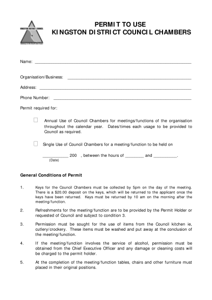 354541428-application-to-use-council-chambers-kingston-district-council