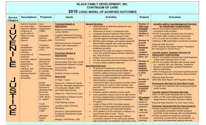 354780477-continuum-of-care-2010-logic-model-of-achieved-outcomes-blackfamilydevelopment