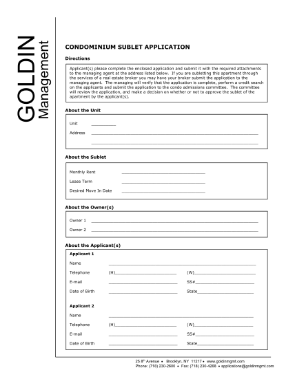 18 apartment application process how long - Free to Edit, Download & Print