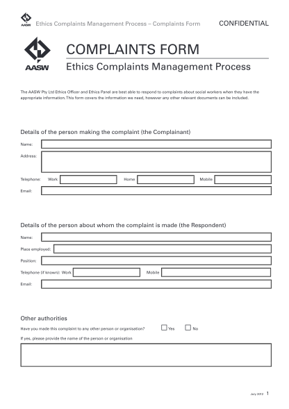 355844310-complaints-form-aasw