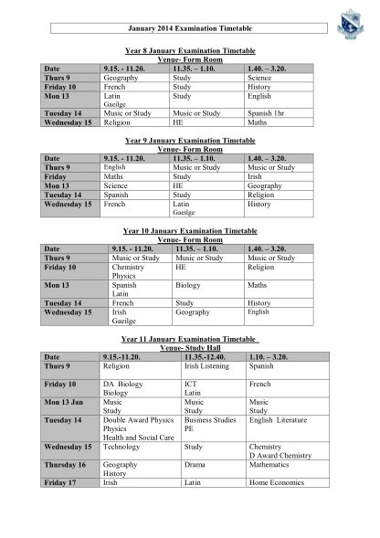 356310133-january-2014-examination-timetable-venue-form-room-date-9-assumptiongrammar-org