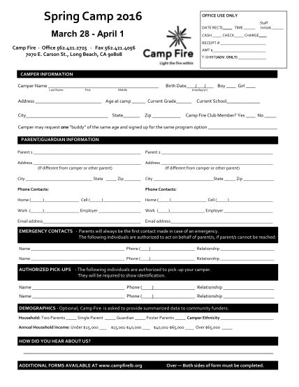 356425645-spring-camp-2016-office-use-only-date-recd-time-march-28-april-1-cash-check-staff-initials-charge-receipt-camp-fire-office-562-campfirelb