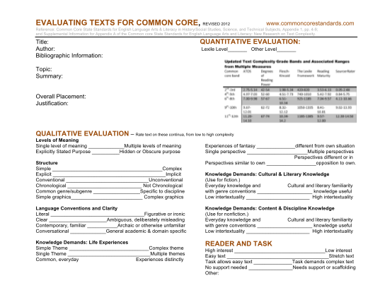 356684209-evaluating-texts-for-common-core-schoolwebdysartorg-schoolweb-dysart