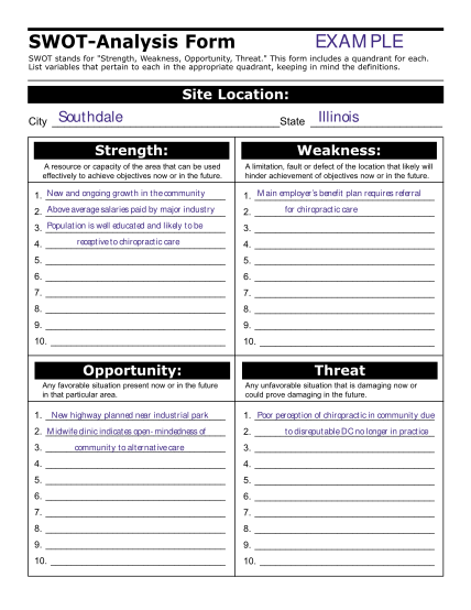 35679324-example-of-completed-swot-analysis-form-ncmic