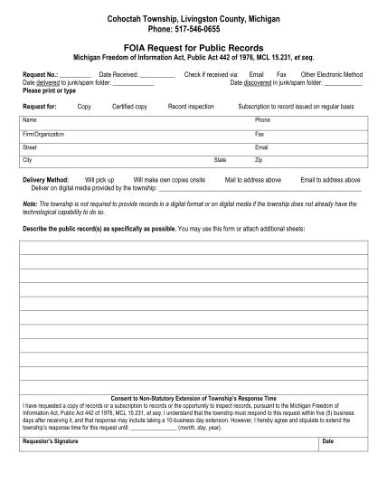 356944928-foia-request-for-public-records-cohoctah-township-cohoctahtownship