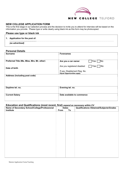 35697439-new-college-application-form-please-use-type-or-black-ink