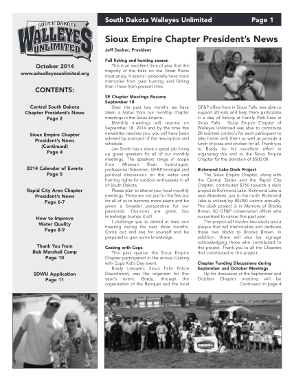 357017968-october-2014-newsletter-south-dakota-walleyes-unlimited-sdwalleyesunlimited
