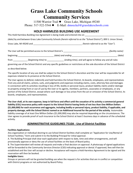 35714747-hold-harmless-agreement-grass-lake-community-schools