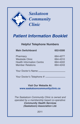 357340997-patient-information-booklet-saskatoon-community-clinic-saskatooncommunityclinic