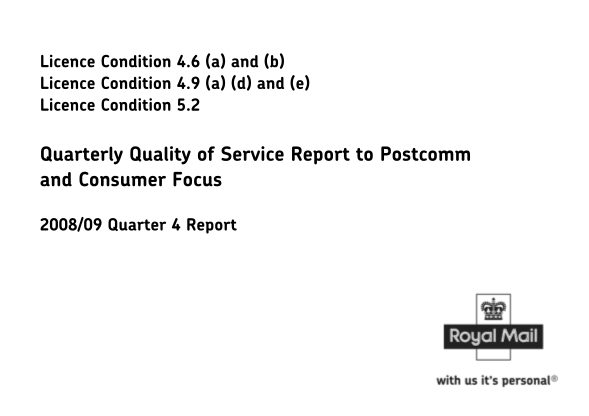 35734998-quarterly-quality-of-service-report-q4-2008-09-royal-mail-group
