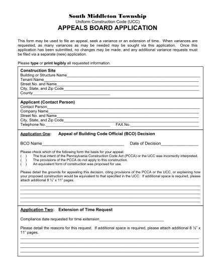 357774-fillable-south-middleton-township-appeals-process-form