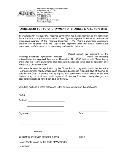 35917546-agreement-for-future-payment-of-charges-amp-bill-to-form-auburnwa