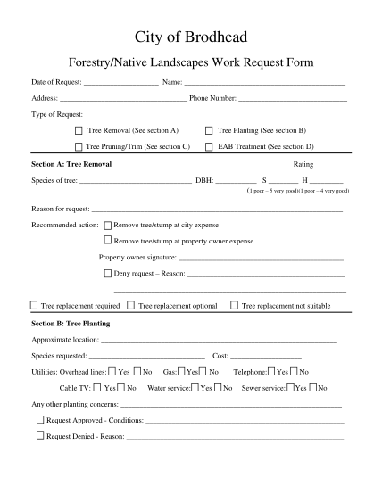 35956776-forestry-work-request-form-city-of-brodhead-cityofbrodheadwi