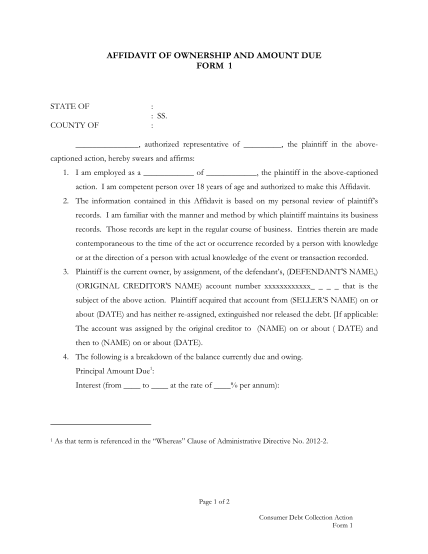 35980112-affidavit-of-ownership-and-amount-due-form-1-delaware-state-courts-courts-delaware