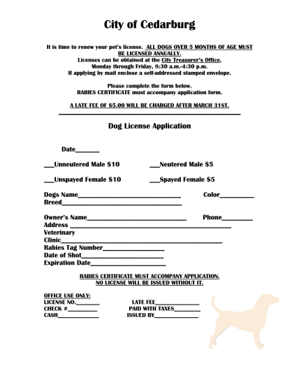 35997487-fillable-cedarburg-dog-license-form