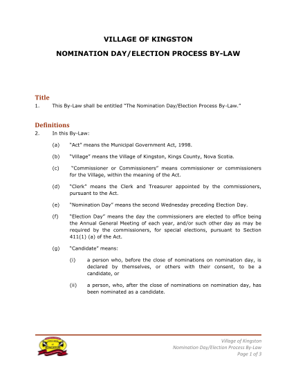 360498830-village-of-kingston-nomination-dayelection-process-by-law-kingstonnovascotia