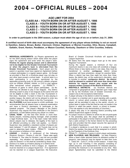36121395-greater-cincinnati-knothole-rules-2004doc-sample-gaming-event-revenue-report-form