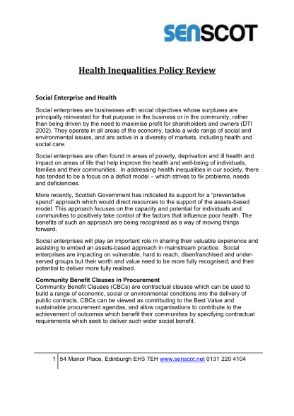 361565541-health-inequalities-policy-review-se-networks-se-networks