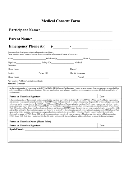 36161790-medical-consent-form-participant-name-parent-name