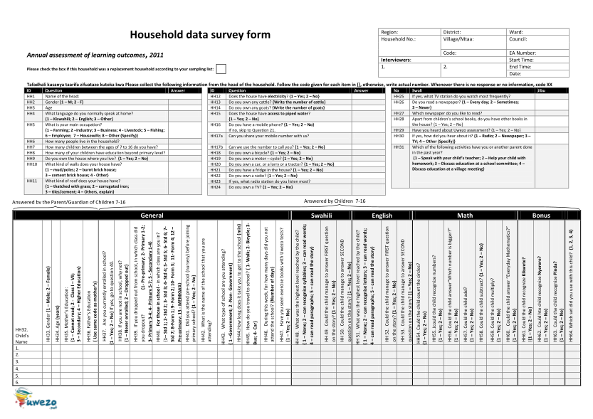362489618-household-data-survey-form-uwezonet