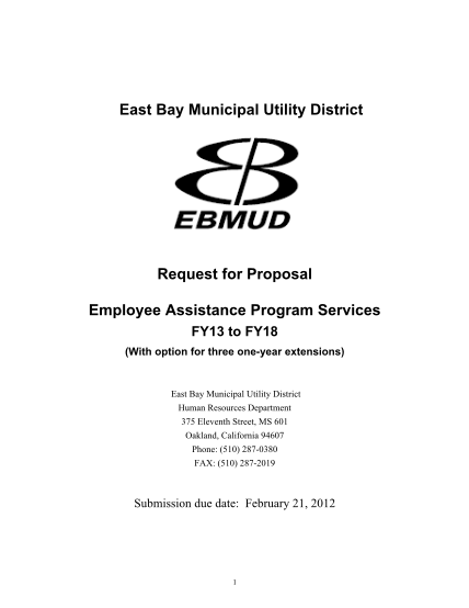 36297471-east-bay-municipal-utility-district-request-for-proposal-employee