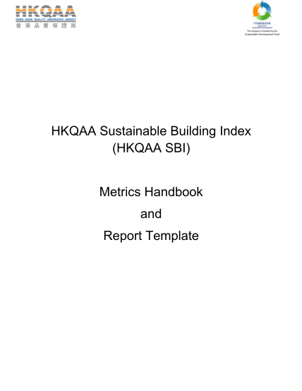 363055256-hkqaa-sustainable-building-index-hkqaa-sbi-metrics-hkqaa