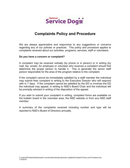 363088008-complaints-policy-and-procedure-national-service-dogs-nsd-on