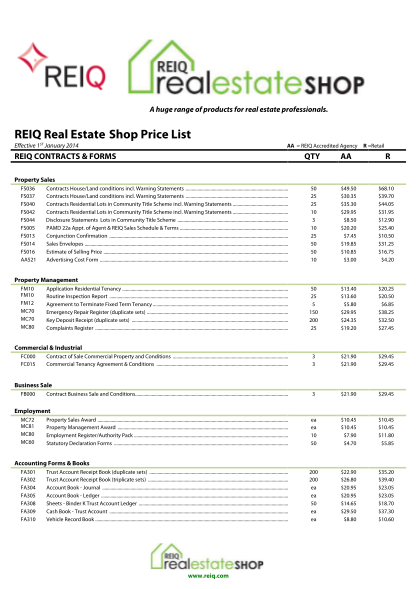 363180902-reiq-real-estate-shop-price-list