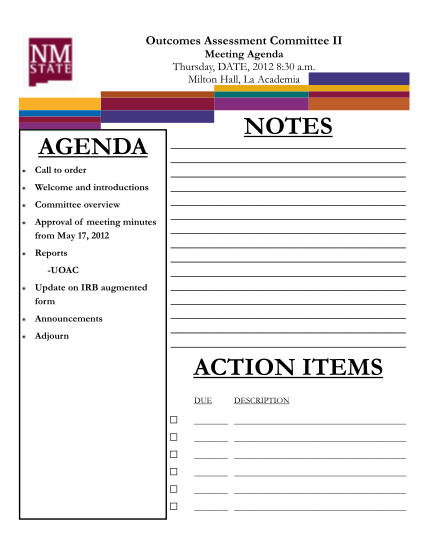 363337832-agenda-notes-action-items-assessment-assessment-nmsu
