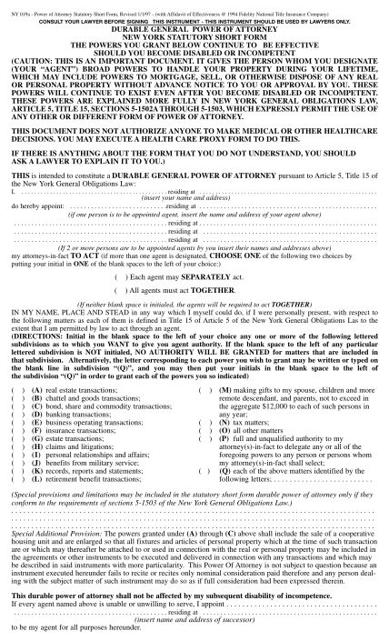 36341505-durable-general-power-of-attorney-new-york-statutory-short-form-the