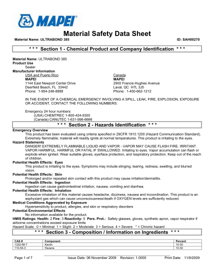 363547784-material-safety-data-sheet-material-name-ultrabond-385-id-sah00270-section-1-chemical-product-and-company-identification-material-name-ultrabond-385-product-use-sealer-manufacturer-information-usa-and-puerto-rico-mapei-1144