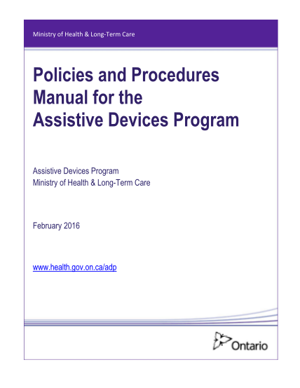 363703189-policies-and-procedures-manual-of-the-assistive-devices-program-policies-and-procedures-manual-health-gov-on