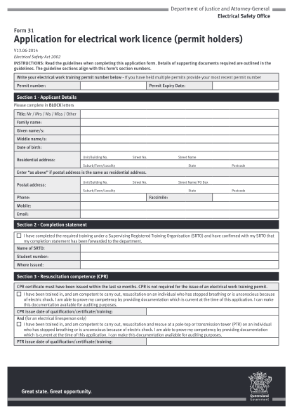 36428285-form-31-application-for-electrical-work-licence-permit-holders-justice-qld-gov