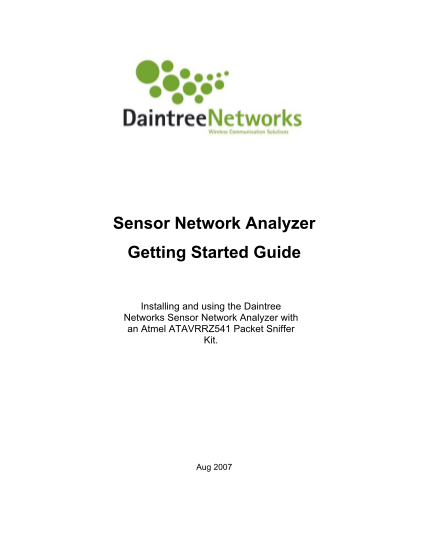 36511002-sna-getting-started-guide-atmel-corporation