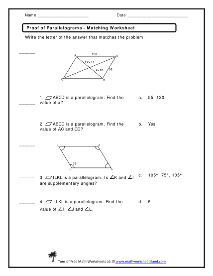 365200088-proof-of-parallelograms-matching-worksheet-math-worksheets-land