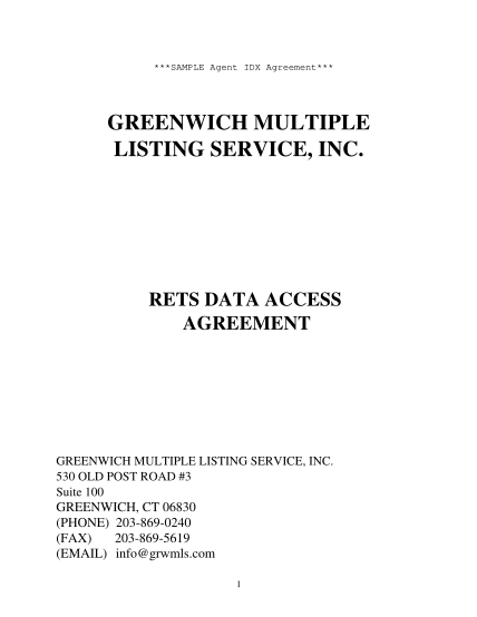 36548033-greenwich-multiple-listing-service-inc-rets-data-access-agreement