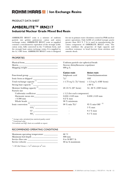 36561327-amberlite-irn217-the-dow-chemical-company