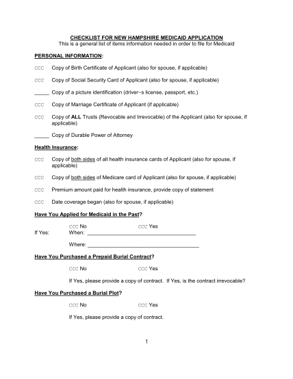 366504-medicaid_checkl-ist-checklist-for-new-hampshire-medicaid-application-various-fillable-forms