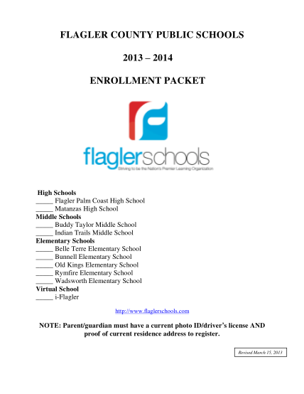 36654974-fillable-flagler-country-schools-enrollment-packet-form