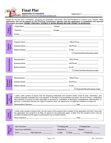 36671484-final-plat-bapplicationb-amp-checklist-tontitown