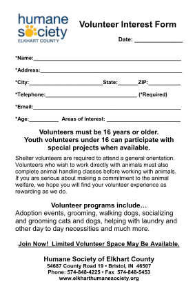 367178916-volunteer-interest-form-humane-society-of-elkhart-county-elkharthumanesociety
