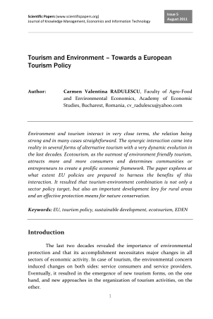 368028830-tourism-and-environment-towards-a-european-tourism-policy-environment-and-tourism-interact-in-very-close-terms-the-relation-being-strong-and-in-many-cases-straightforward-the-synergic-interaction-came-into-reality-in-several-forms-of