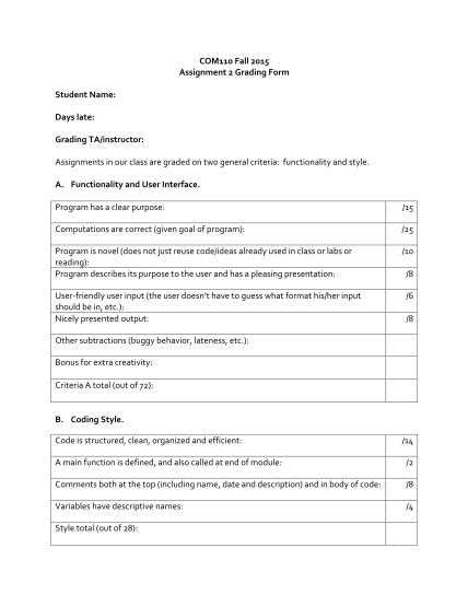 368119883-com110-fall-2015-assignment-2-grading-form-a-oak-conncoll