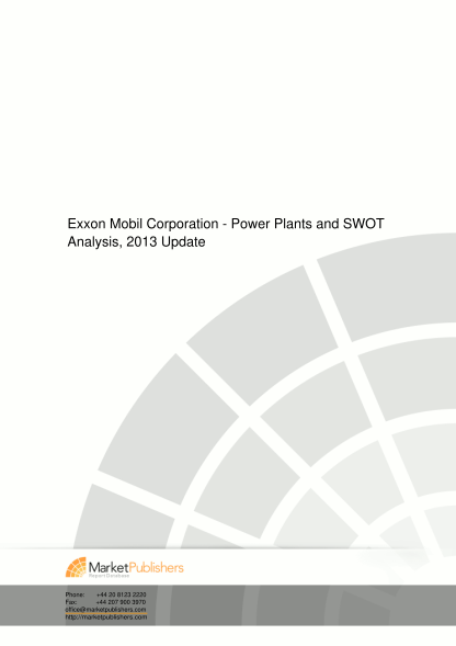 36824227-exxon-mobil-corporation-power-plants-and-swot-analysis-2011-update-market-research-report